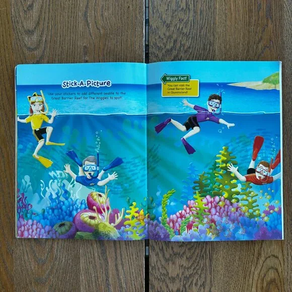 NEW The Wiggles Australia Sticker Activity Book Paperback - Picture 8 of 11